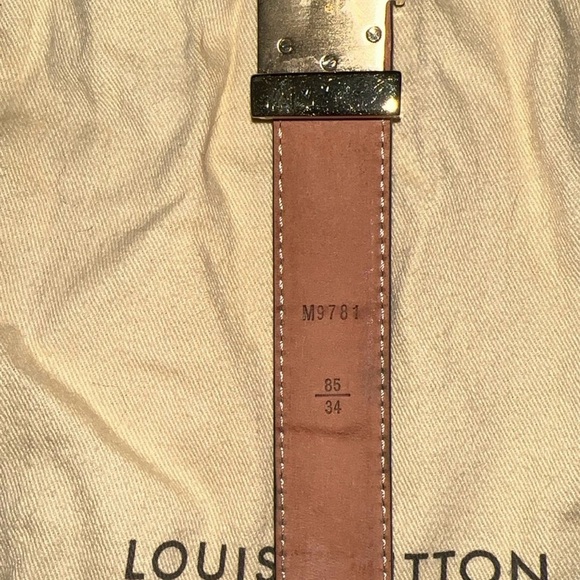Authentic 25MM Louis Vuitton Monogram Belt - Picture 2 of 3